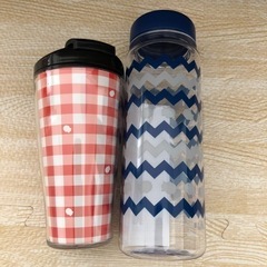 新品　ちょきんぎょ　クリアボトル＆カフェタンブラー　2個セットの画像