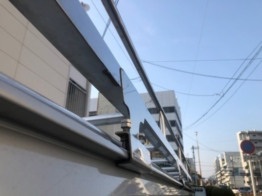 ハイエースキャリアステンレス
