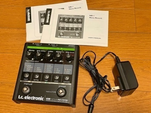 『値下げ』t.c.electronic リバーブ エフェクター(美品)取説・箱付き