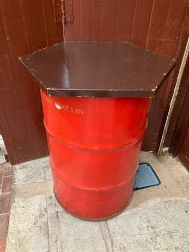 ドラム缶テーブル