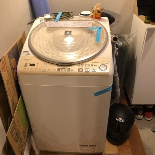 シャープ全自動洗濯機乾燥機付き