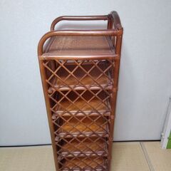 籐製＊収納棚の画像