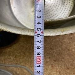 中古寸胴鍋約44cmスープ出汁とりカゴ付きの画像