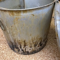 中古寸胴鍋約44cmスープ出汁とりカゴ付きの画像