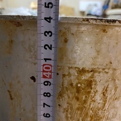 中古寸胴鍋約44cmスープ出汁とりカゴ付きの画像