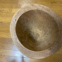 臼と杵　うさぎの餅つきの画像