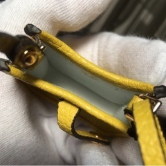 ハンドメイド 超繊革PU素材H超ミニエブリンバッグチャーム の画像