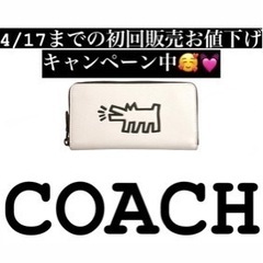 初回お値下げ♪キースヘリングコラボドッグ ジップアラウンドウォレ...