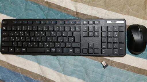 値下げ❕エレコム キーボード ワイヤレス (レシーバー付属) メンブレン 薄型 フルキーボード マウス付 ブラック TK-FDM110MBK\n\n