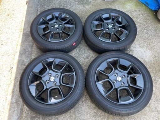 受付終了【最終値下】クロスビー純正タイヤホイールセット175/60R16 21年30週製造新車外し走行3000km以下9分山以上