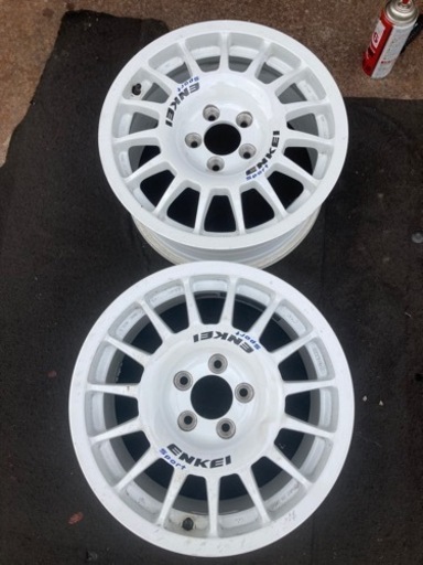 激レア中古品！ENKEI sport エンケイ スポーツ　100-5h 15インチ7J+50 2個セット　インプレッサ　レガシー