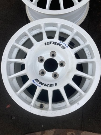 激レア中古品！ENKEI sport エンケイ スポーツ　100-5h 15インチ7J+50 2個セット　インプレッサ　レガシー
