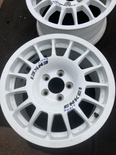 激レア中古品！ENKEI sport エンケイ スポーツ　100-5h 15インチ7J+50 2個セット　インプレッサ　レガシー
