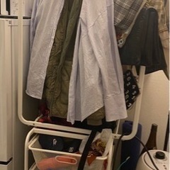 [無料]IKEAハンガーラック&収納引き出し