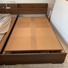 値下げ！ラコミタ セミダブルベッド 組み立てたったの3分