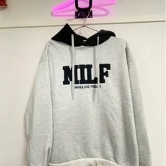 新品レディースパーカー(グレー)