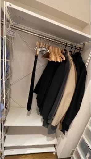 お渡し相手が決まりました。　無印良品　スチールユニットシェルフ　