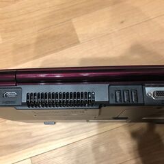 富士通 FMV-BIBLO windows10 Corei 3ワインレッドの画像