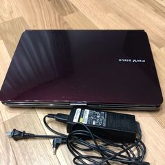 富士通 FMV-BIBLO windows10 Corei 3ワインレッドの画像