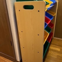 【受渡完了】おもちゃ棚　ラック4段の画像