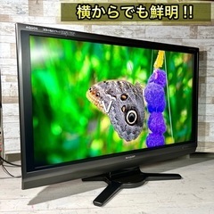 【売約済みです🙇‍♂️】SHARP AQUOS 液晶テレビ 大画面の40型✨ PC入力可能⭕️ 配送＆取付け無料🚛の画像