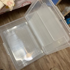 無料　ニトリ　ベッド下収納 キャスター付き(キャスターツキ L)2点の画像