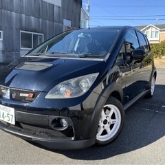 三菱　コルトラリーアートバージョンR 黒　MT 柿本マフラー 軽トラ4wdと交換可の画像