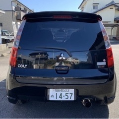 三菱　コルトラリーアートバージョンR 黒　MT 柿本マフラー 軽トラ4wdと交換可の画像