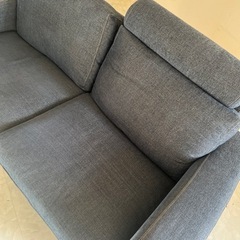 8日まで ソファー ビンテージジーンズ生地の画像