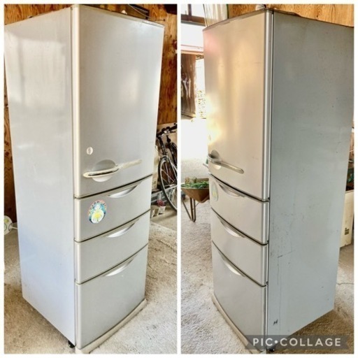 岐阜県高山市 SANYO SR-361M(S) 357リットル　冷蔵冷凍庫　実働品
