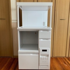 【美品】米びつ付きレンジ台
