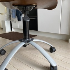 【木製回転チェア】北欧風デスクチェア/椅子/イスの画像