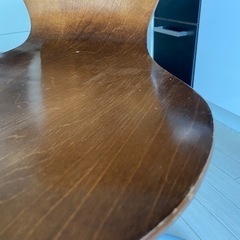 【木製回転チェア】北欧風デスクチェア/椅子/イスの画像