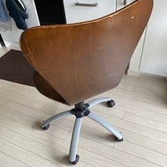 【木製回転チェア】北欧風デスクチェア/椅子/イスの画像