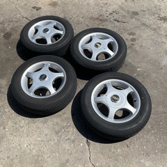 155/70R13夏タイヤアルミ4本セット