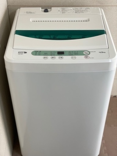 送料・設置込み　洗濯機　4.5kg ヤマダ　2019年製