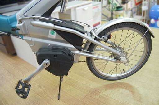 動作品 18インチ 折りたたみ 電動自転車 HONDA ラクーン コンポ 専用充電器・バッテリー付属 サーフブルーメタリック ホンダ 希少 札幌市 清田区 平岡