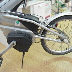 動作品 18インチ 折りたたみ 電動自転車 HONDA ラクーン コンポ 専用充電器・バッテリー付属 サーフブルーメタリック ホンダ 希少 札幌市 清田区 平岡の画像