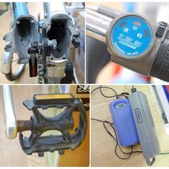 動作品 18インチ 折りたたみ 電動自転車 HONDA ラクーン コンポ 専用充電器・バッテリー付属 サーフブルーメタリック ホンダ 希少 札幌市 清田区 平岡の画像