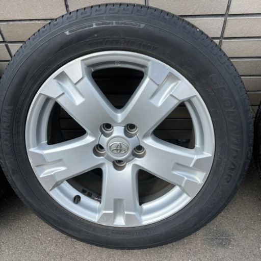 トヨタ純正アルミ エスティマ等に235/55R18