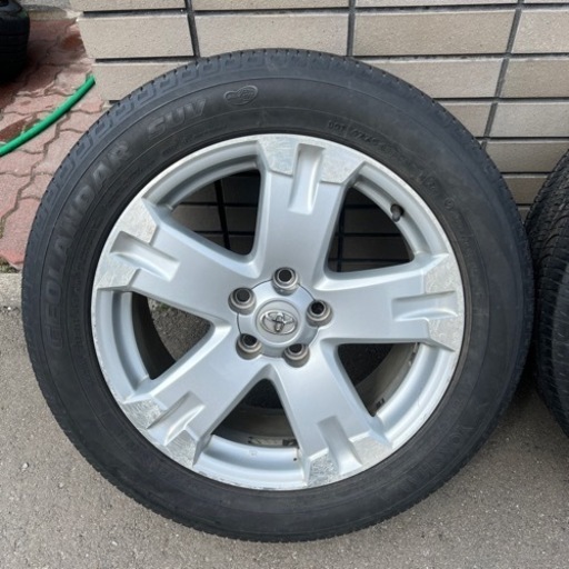 トヨタ純正アルミ エスティマ等に235/55R18