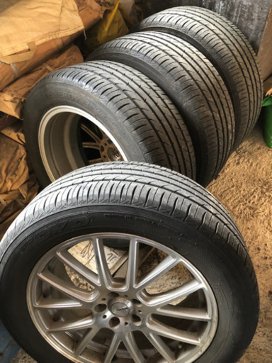 美品☆サマータイヤ＆ホイール4本セット　ブリヂストン　フォレスター　プリウス　86等