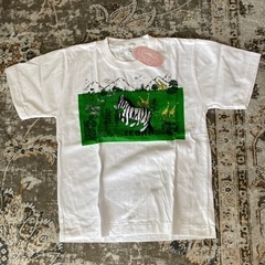 タグ付き　立体シマウマ　130cmくらい？　Tシャツ　女の子にも...