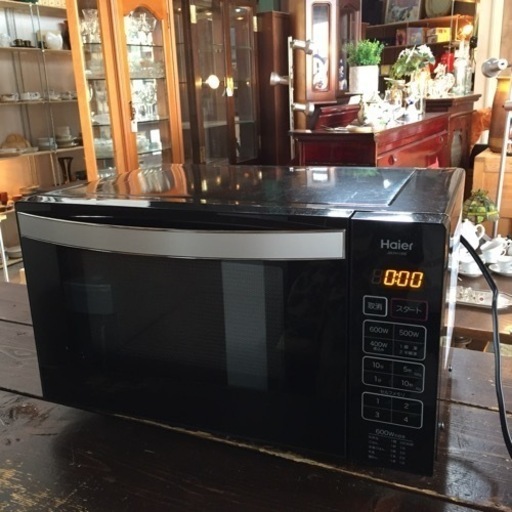 ★Haier ハイアール★庫内フラット ワイド設計 電子レンジ JM-FH18