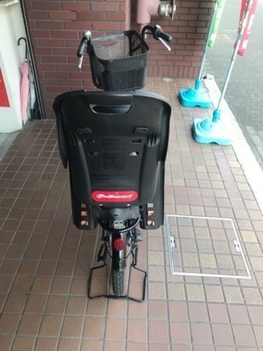 20インチ　子供乗せ付き自転車　内装３段変速　ledオートライト付　ブラック