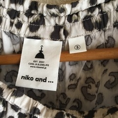 ワイドパンツ/niko  and...の画像