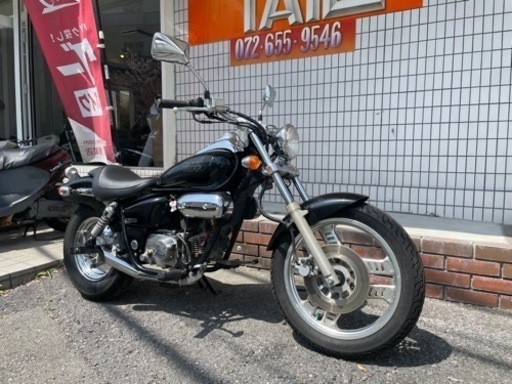 ★22万円　マグナ50 マフラーカスタム！セル1 実働車★ホンダ　マグナ　AC13