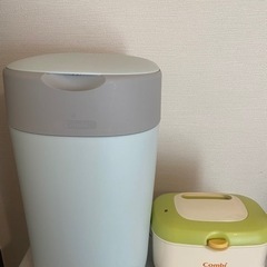 おむつウォーマー＆ゴミ箱