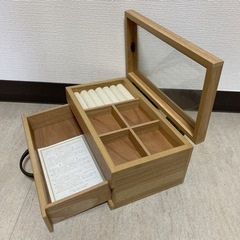 アクセサリーBOX 木製の画像