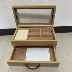 アクセサリーBOX 木製の画像